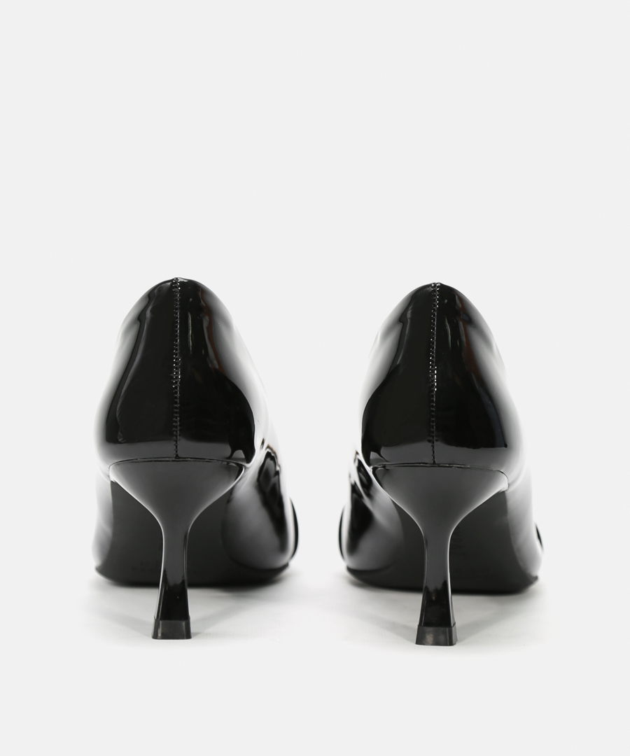 Zapatos tacón adorno lazo image number null